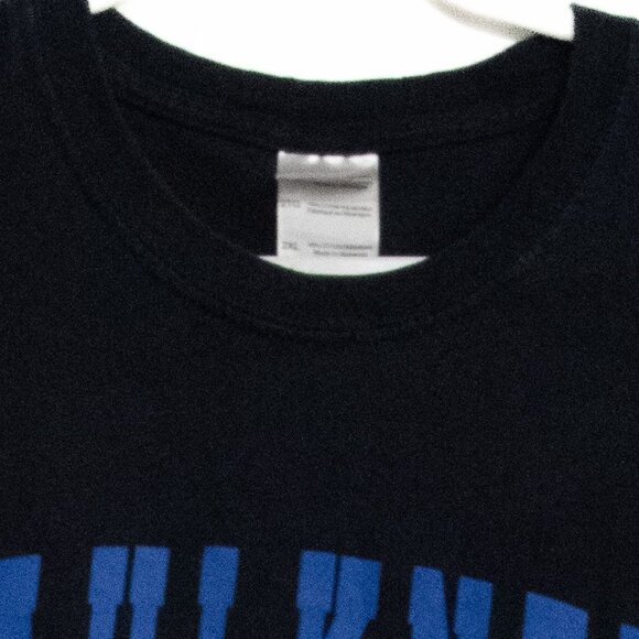 Faulkner Volleyball Black T-Shirt 2X-Large Crew Neck Cotton Short Sleeve Unisex - Picture 2 of 8